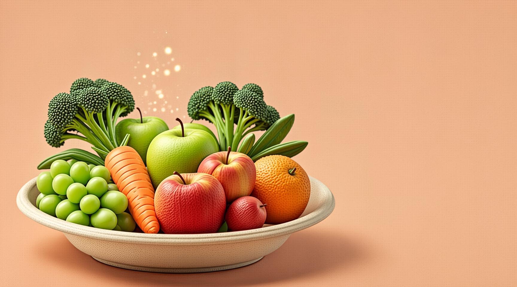 تصویر مفهومی تغذیه و متابولیسم